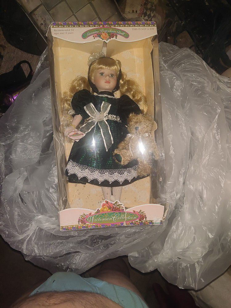 Victorian collection porcelain doll