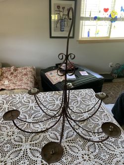 Vintage Wrought Iron chandelier