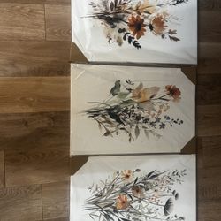 Set of paintings, home decorations Of 3