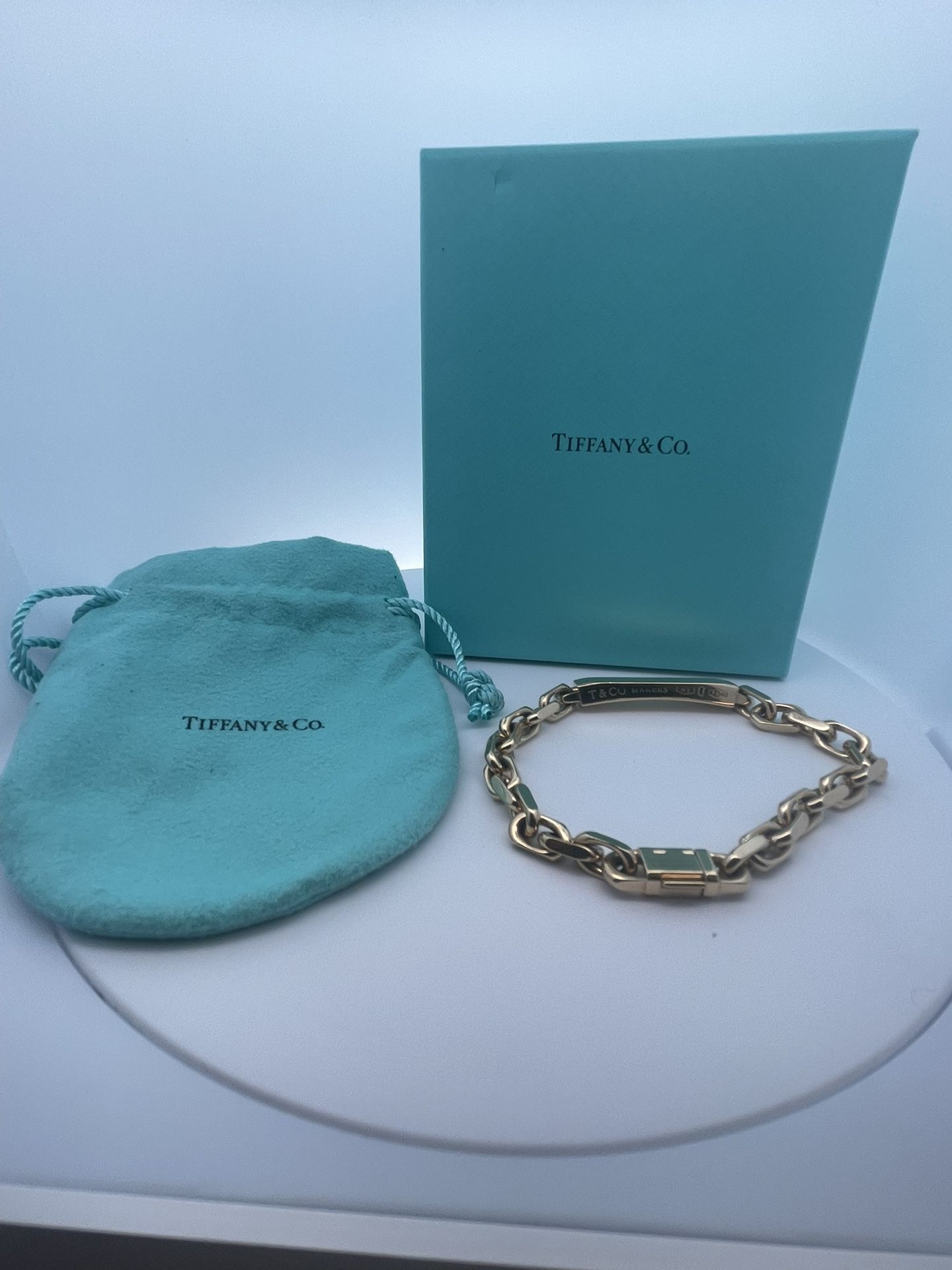 Tiffany & Co. 18k YG ID Large Bracelet 