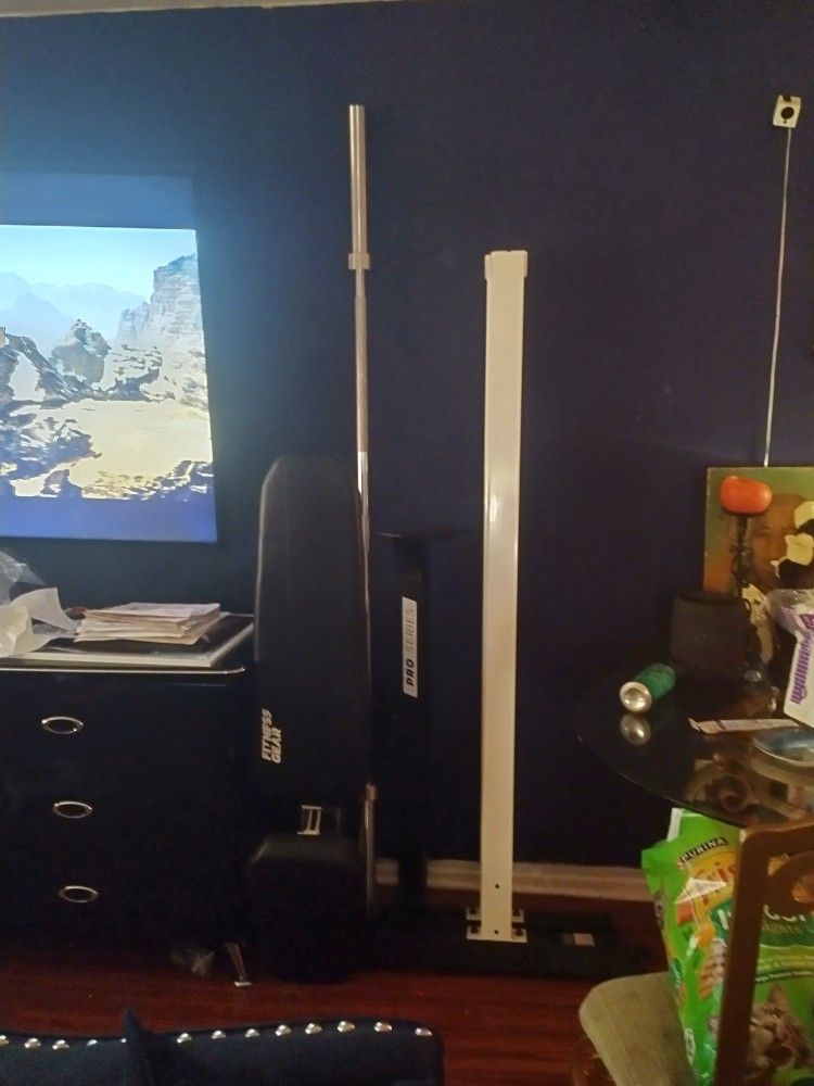 Weight Bench And Bar