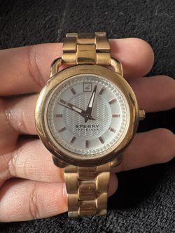 Sperry Top-Sider A126-13 Stainless Steel Quartz Gold