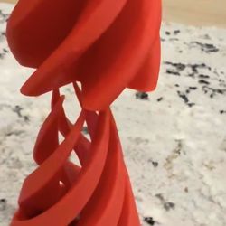3-D printed spiral cone fidget