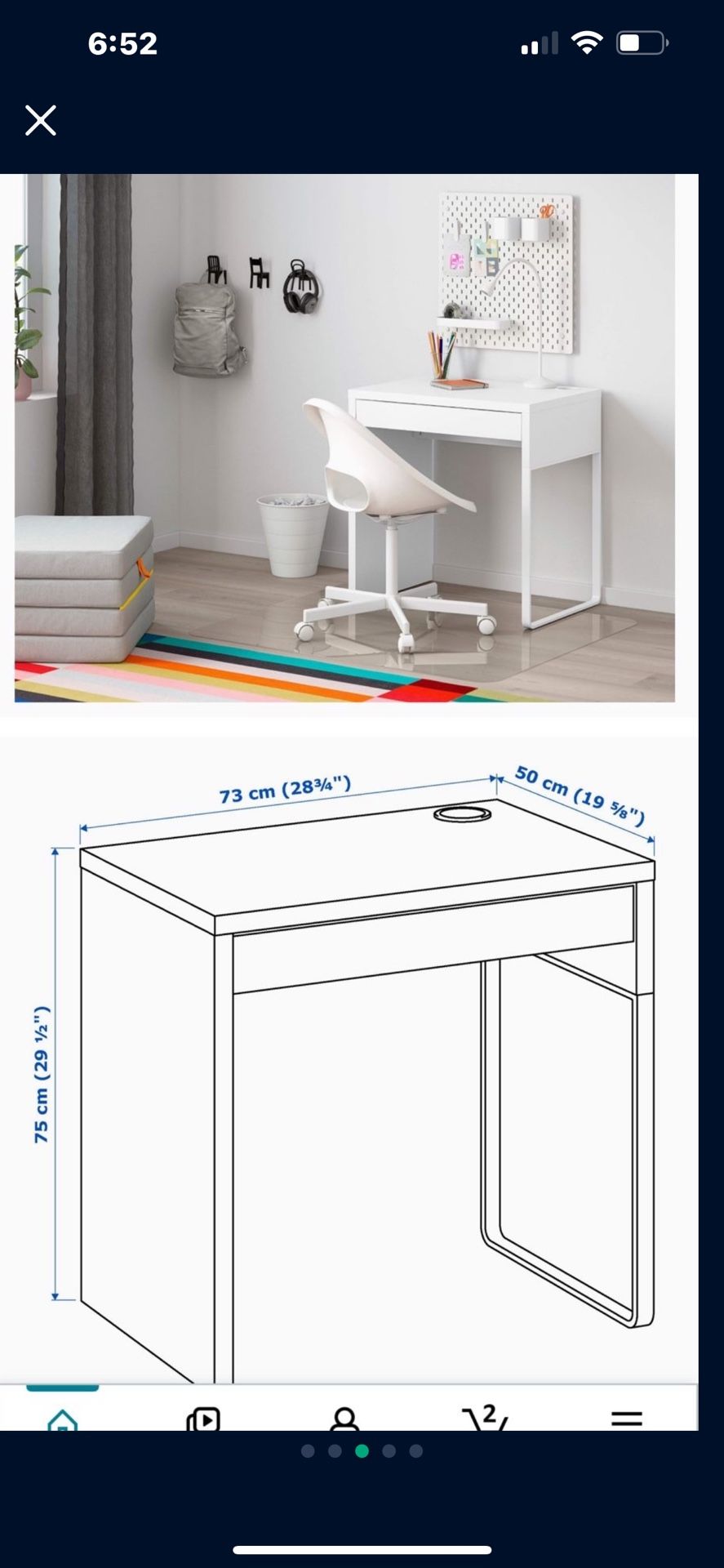 IKEA Small Desk in excellent condition