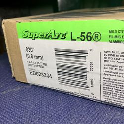 MIG Welding Wire .030” Lincoln Electric SuperArc L-56 12.5 Lbs Spool
