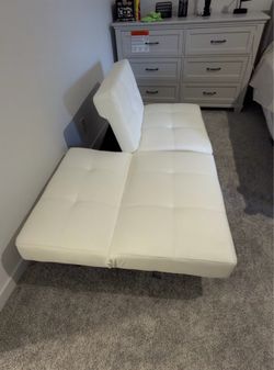 Faux Leather Sofa/Bed