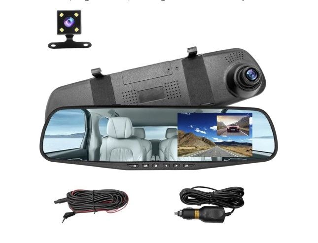 New HD Rearview 360 Swivel Bluetooth Speaker Will Fit Any Vehicle