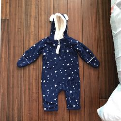 Unisex Hooded Fleece Snow Suit 