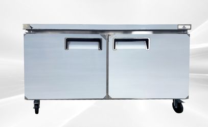 NSF 60 Ins Undercounter 2 Solid Doors Refrigerator AUR-15376