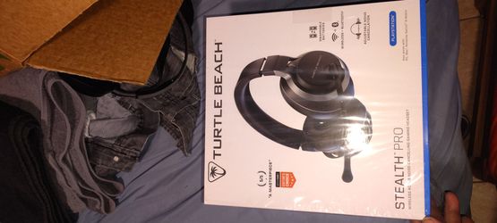 Turtle Beach Stealth Pro Multiplatform Wireless Noise-Cancelling Gaming Headset for PS5, PS4, PC, Mac, Mobile – Swappable Batteries – Black $150 obo