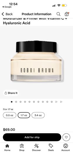 Bobbi Brown Brand New Primer/ Moisturizer