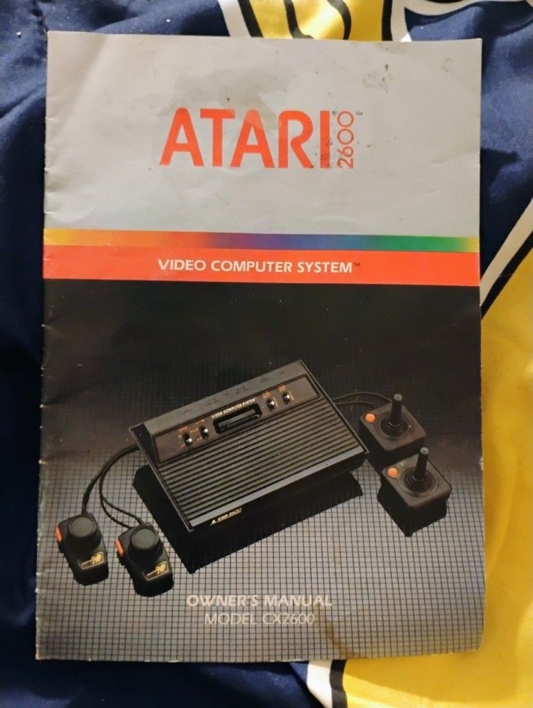 Vtg Atari Manuel 