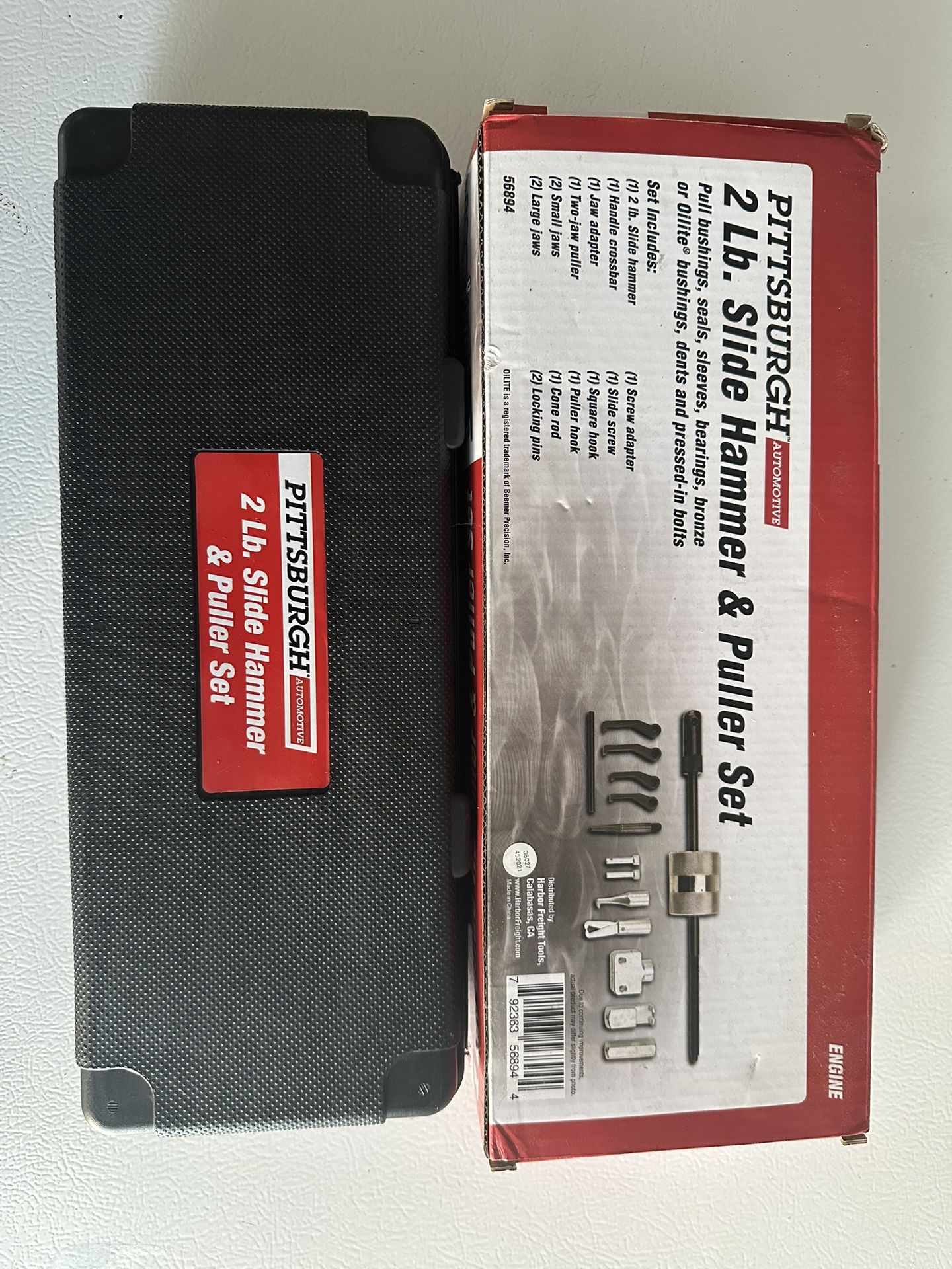 PITTSBURGH Slide Hammer and Puller Set