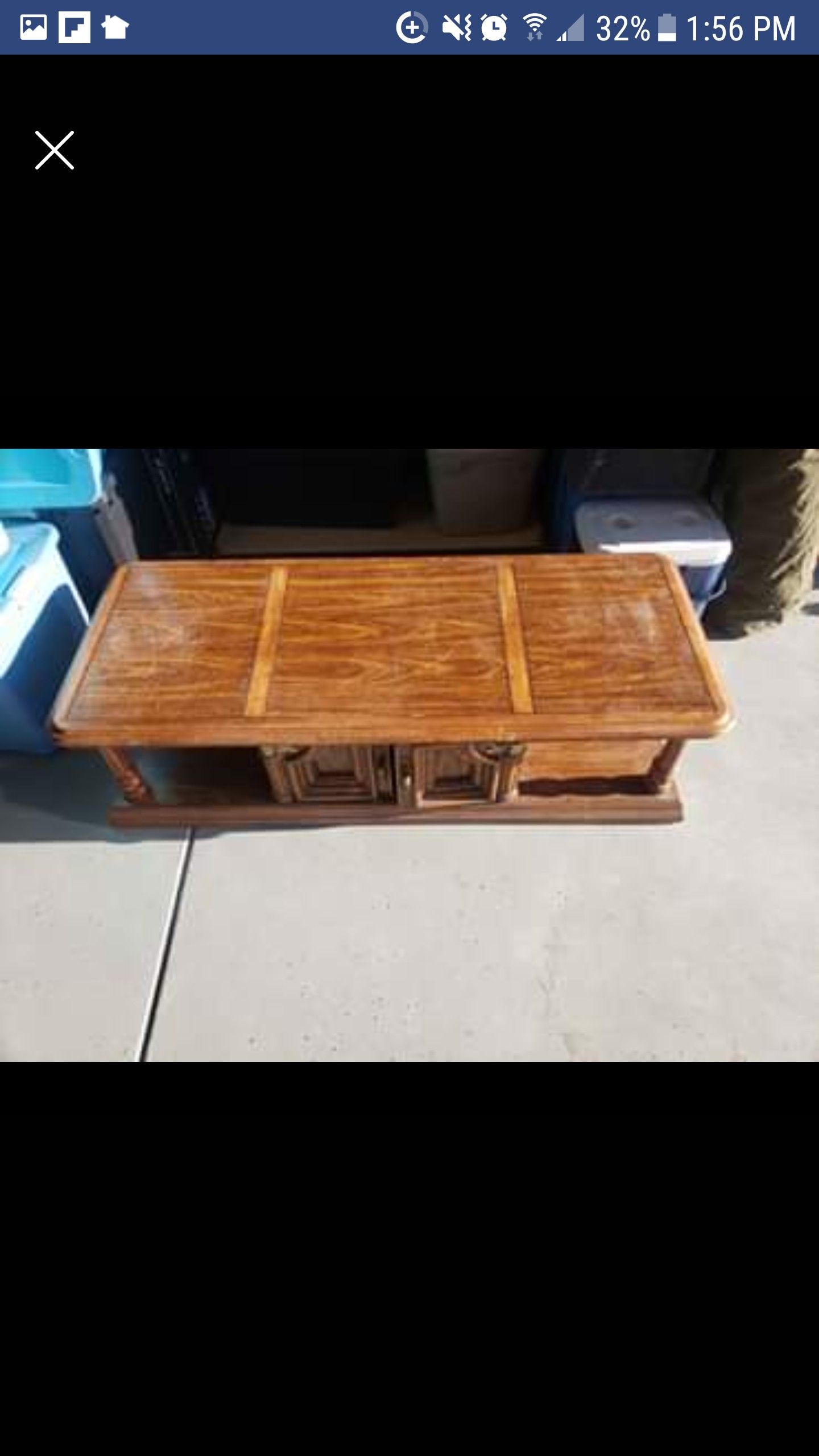 Antique coffee table