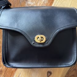 Rare! Coach Vtg Kent 9937 Black Leather Bag Legacy Archive Crossbody
