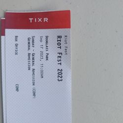 RIOT FEST SUNDAY TICKETS AVAILABLE  G.A, V.I.P, AND BACKSTAGE 