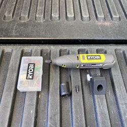 RYOBI 12V Cordless Rotary Tool Kit **Missing USB Cable**