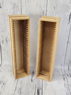 IKEA 35 Count Wooden CD Rack