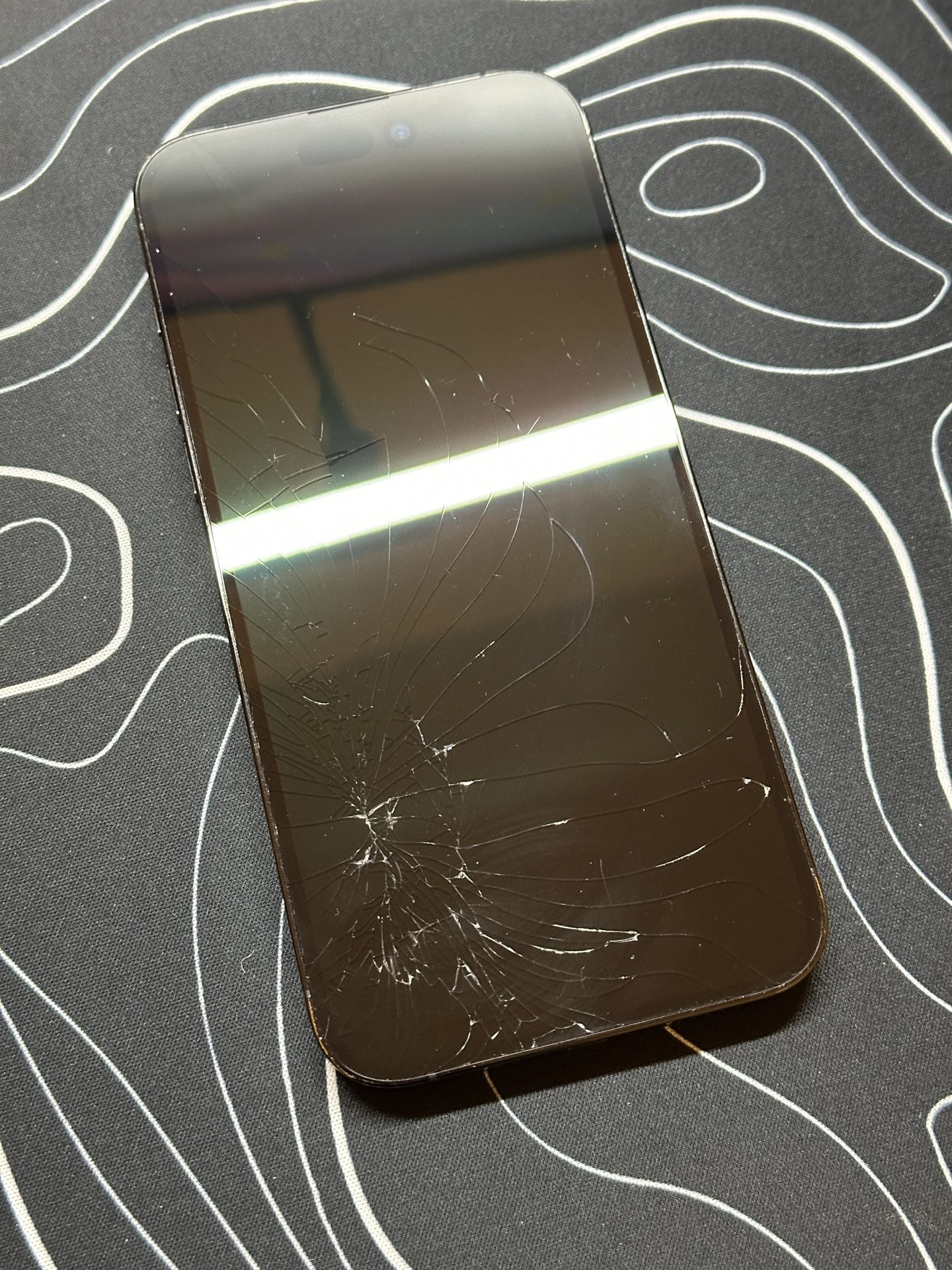 iPhone 14 Pro Max 256GB Unlocked (cracked screen)