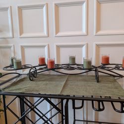 Oil Rubbed Bronze Candle Holder With 8 Candles