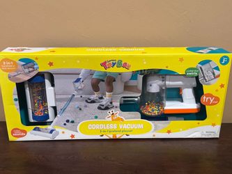 Geoffrey's Toy Box Cordless Vacuum 2-in-1 Pretend Playset