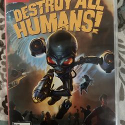 NINTENDO SWITCH DESTROY ALL HUMANS