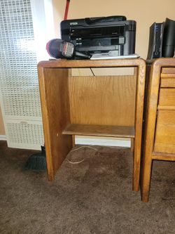 Vintage wooden desk