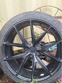 22” niche rims and tires