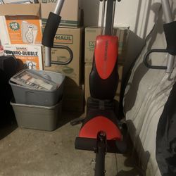 All in one weight bench, very good condition