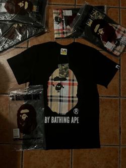 burberry x bape tees