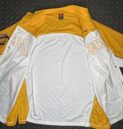 NIKE LA Los Angeles LAKERS White Warm Up Shooting Jacket Kobe