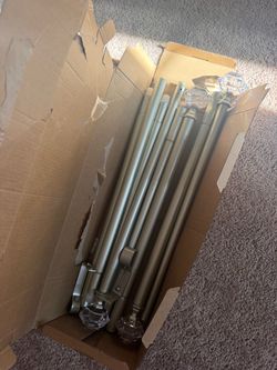 34-48 inch curtain rods