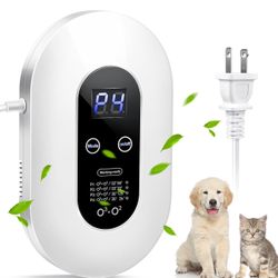 Ozone Odor Eliminator for Strong Odor 99% Cat Litter Deodorizer Dog Poof Odor Removal Air Ionizers Home Plug-in Air Purifier for Bedroom, Toilet, Kitc