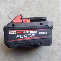 🔴⚫️Milwaukee M18 18V Lithium-Ion REDLITHIUM FORGE XC 8.0 Ah Battery    Brand New