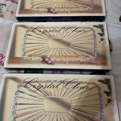 Glass Serving Trays 