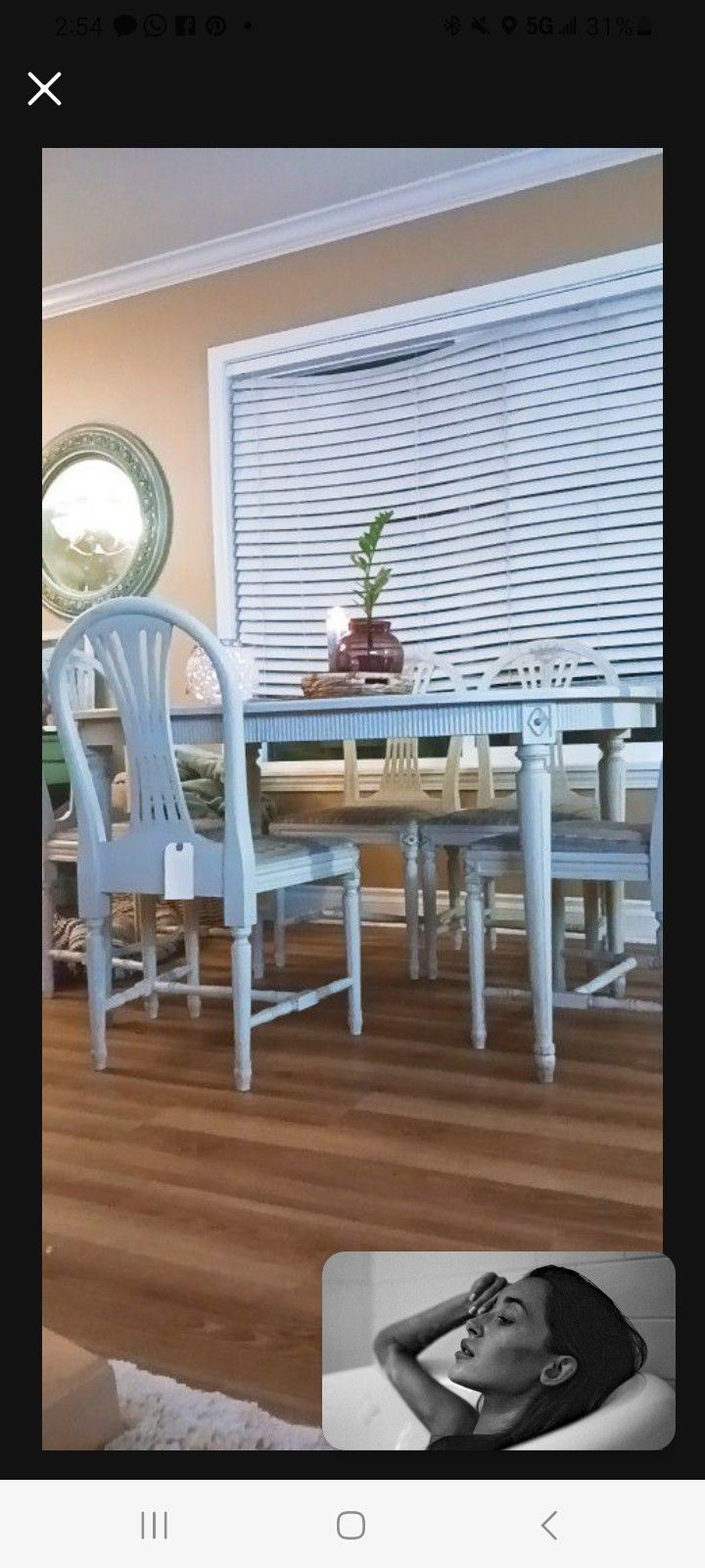 Comedor Estilo Vintage  Para 4 O 6 Personas Exelente Condicion