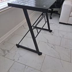 Glass desk