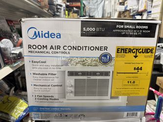 MIDEA - Window Air Conditioner 5000 Btu - Mechanical Controls 