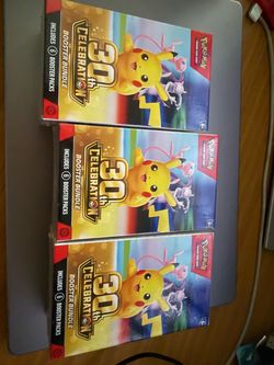 Pokemon 30th anniversary booster bundles