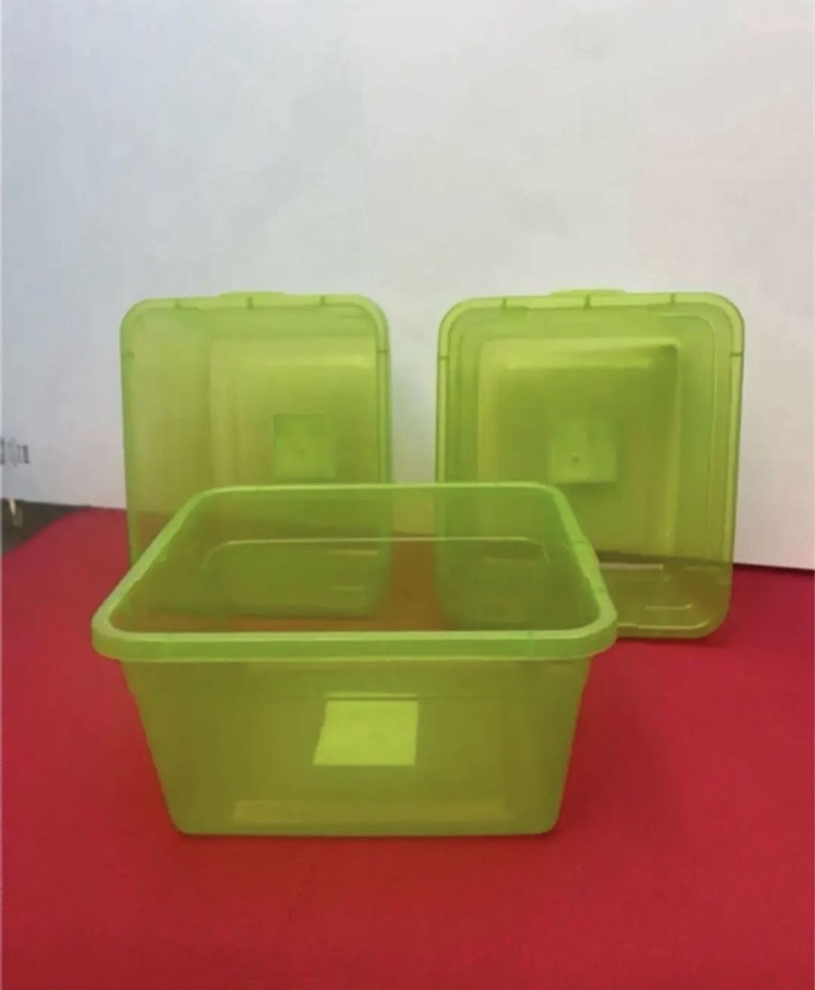 Small organized bins