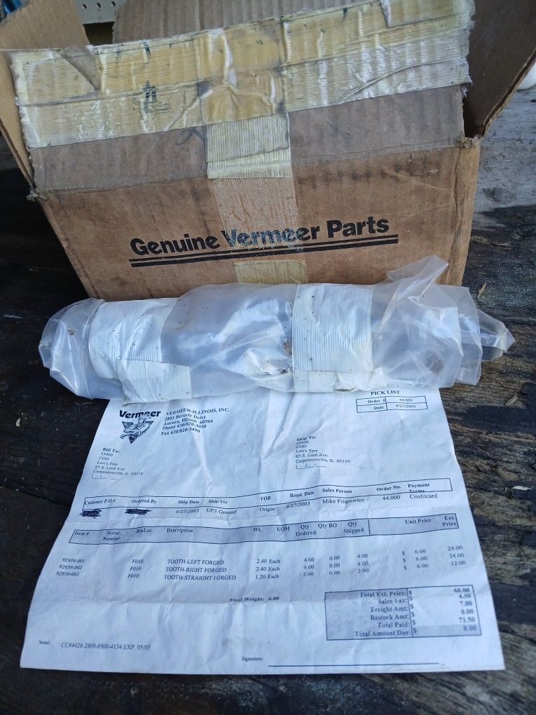 Vermeer Chipper Blades 