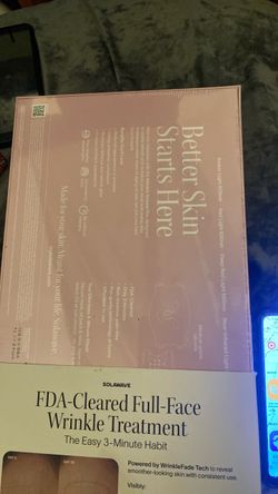 Solawave FDA-Cleared Full-Face Wrinkle Treatment Device