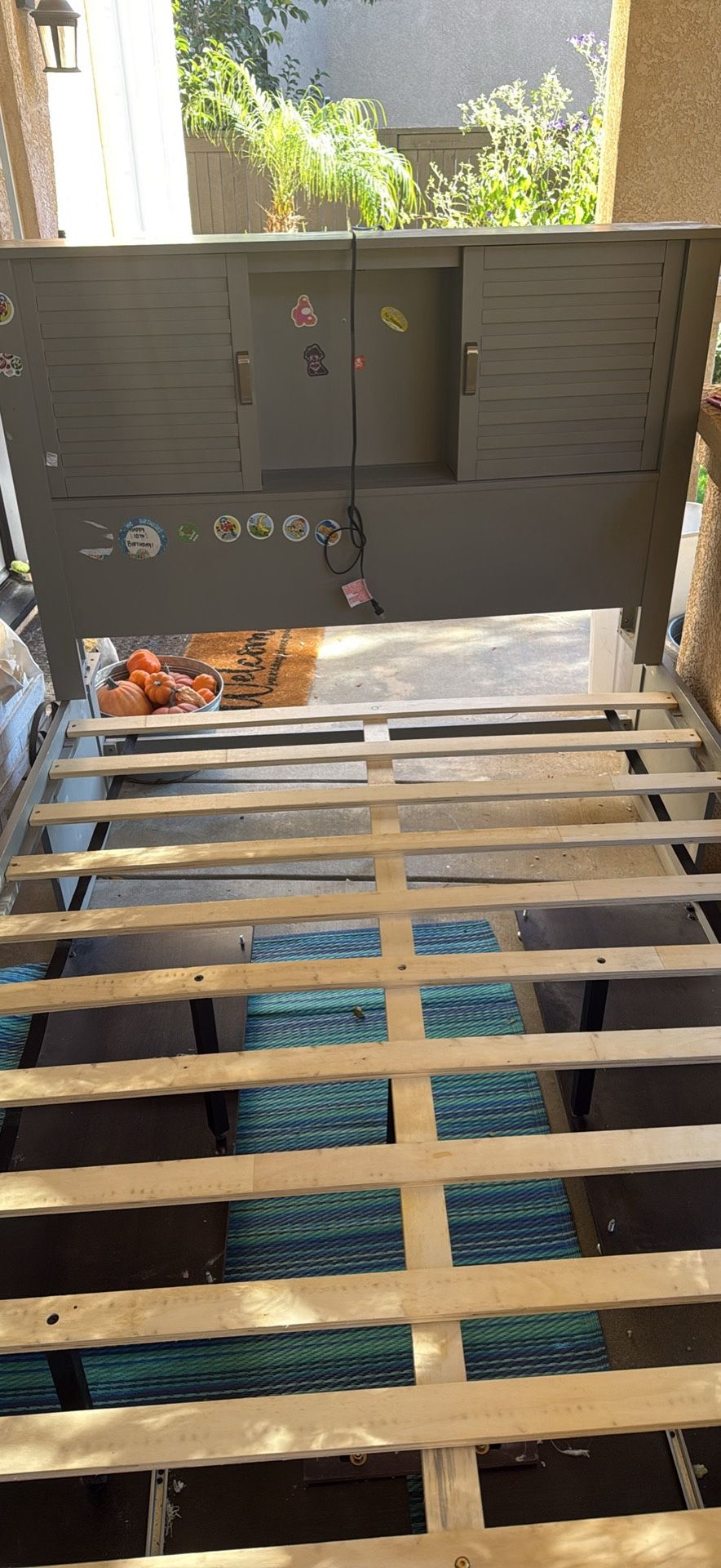 Full Bed frame With Storage