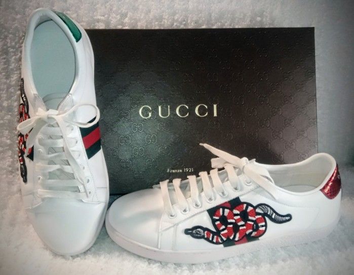 Gucci Ace Snake Sneakers 85