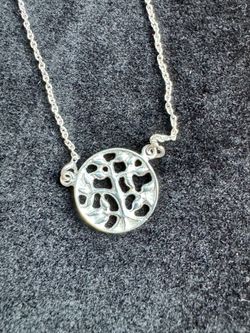 Delicate sterling silver Tree of Life Necklace for Women