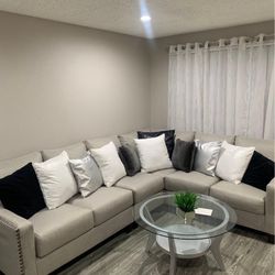 Sectional Light Grey