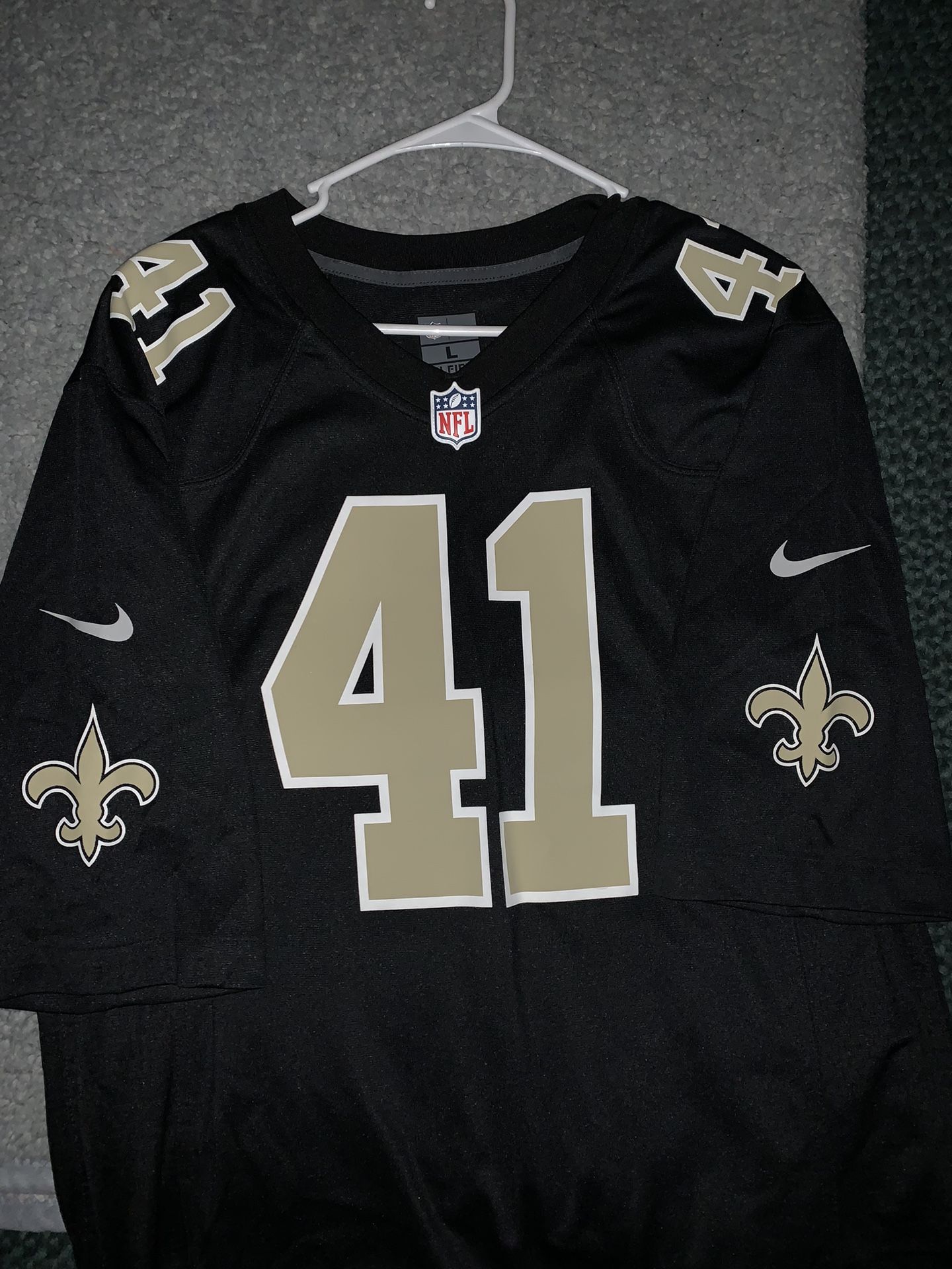 Mens Large Alvin Kamara Saints NFL Jersey