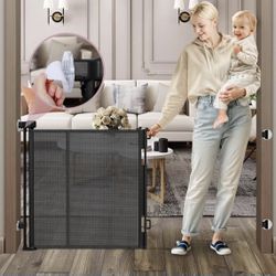 55" Wide  47" H  Retractable Dog Gate