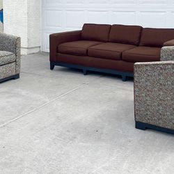 Three-Piece Couch Sofa Set Sectional