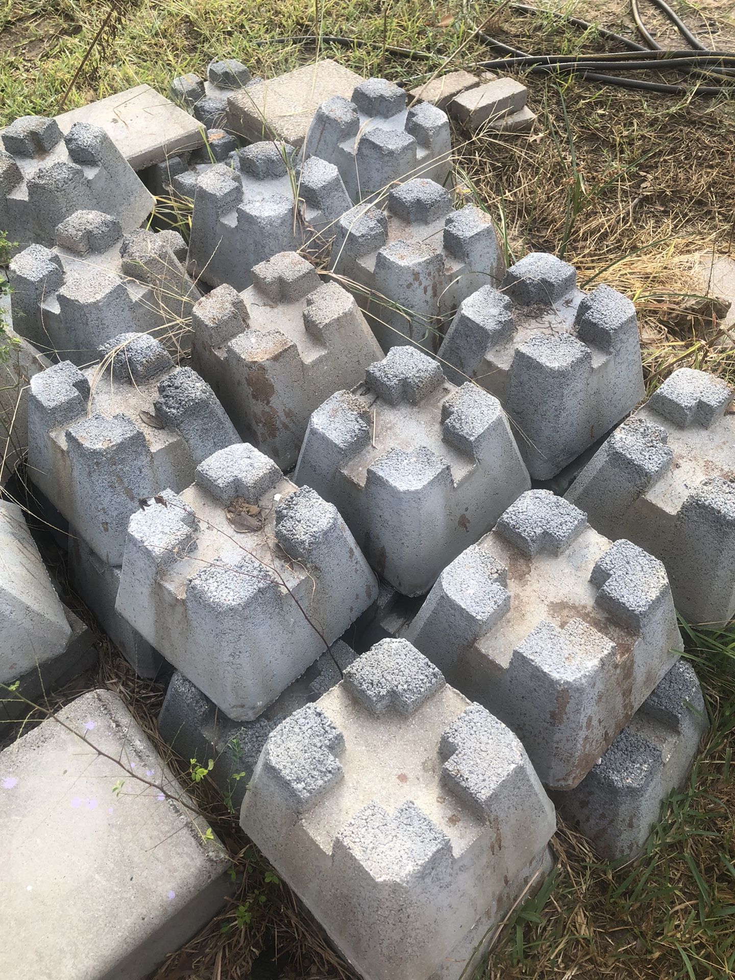 Large Pier Blocks Concrete Pier Blocks - $6 EACH..!! for Sale in Cypress, TX - OfferUp